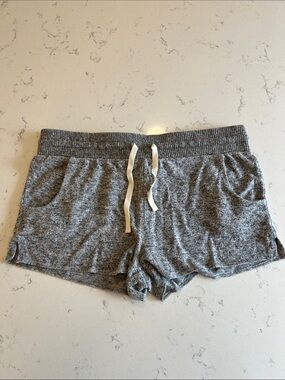 Express Heather Gray Athletic Lounge Shorts with Drawstring